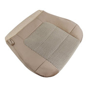 DURAFORCE Brown Two-Tone/Fabric Driver Bottom Seat Cover Suit For Ford F150 XLT 2000-2003