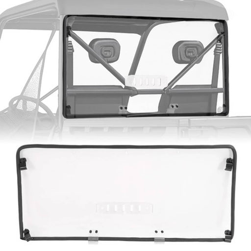 DURAFORCE Rear Windscreen Windshield Back Window For CF Moto UForce 600 2021 2025 Clear