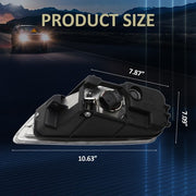 DURAFORCE Fit For Honda Accord 2003-2007 4DR Front Bumper Driving Fog Light Lamp w/Wiring