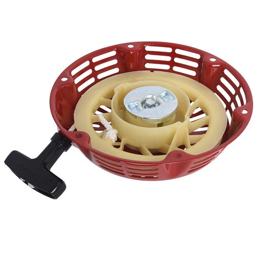 DURAFORCE Recoil Pull Start Assembly Cover Fit For Honda GX240 GX270 Mounting Bolts Red
