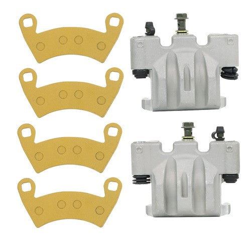 DURAFORCE For Polaris Front Left Right Brake Calipers w/Pads Ranger Crew XP 900 / XP 1000