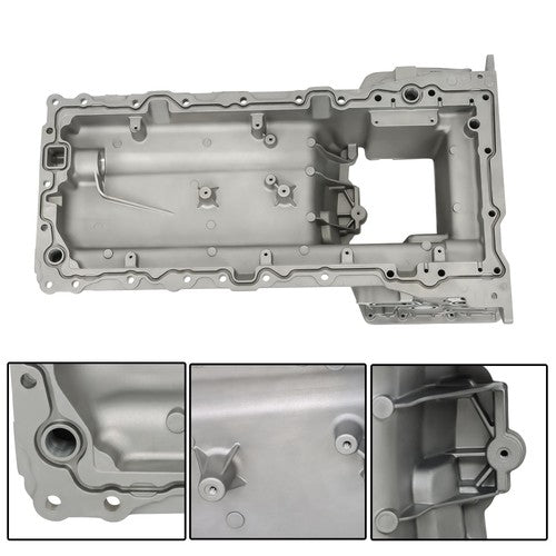 DURAFORCE Aluminum Engine Oil Pan DC3Z-6675-B DC3Z-6675-C For F-650 Super Duty 2018-2019