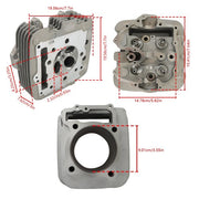 DURAFORCE For Honda Sportrax 400 TRX400EX 400EX CYLINDER PISTON GASKET HEAD KIT 1999-2008