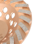 DURAFORCE 7" Diameter 5/8"-11 Arbor 24 Turbo Grinding Wheels for Concrete and Masonry US