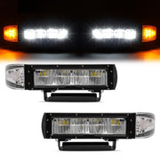 DURAFORCE 2 Pack Heated LED Universal Plow Lights - Replaces for 1312100