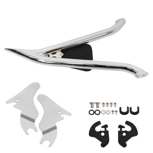 DURAFORCE For CVO Touring Road King Glide Street Chrome 22'' Backrest Sissy Bar New
