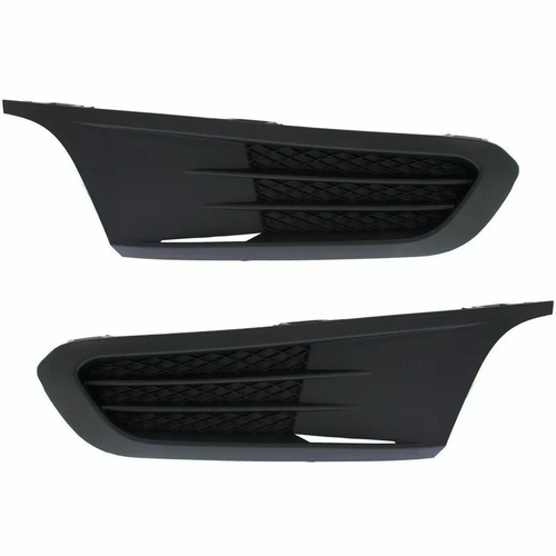 DURAFORCE For 2011-2013 2014 Volkswagen VW Jetta Front Lower Grille & Fog Light Cover Kit