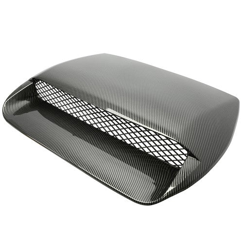 Carbon Fiber Look Air Flow Hood Scoop Bonnet Vent for 2015-2021 Subaru WRX STI