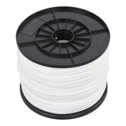 DURAFORCE 1/8 Inch Hollow Braid Polypro Rope 1000FT 350 Pounds Tensile Strength White