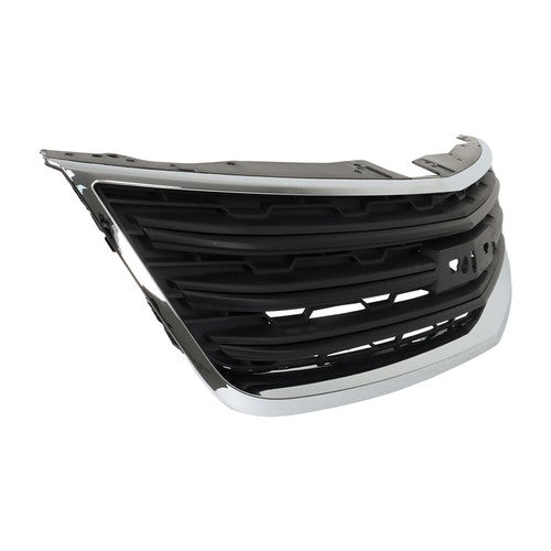DURAFORCE NEW For Chevy Traverse LS LT 13-2017 Front Upper Grille Insert Black/Chrome Trim