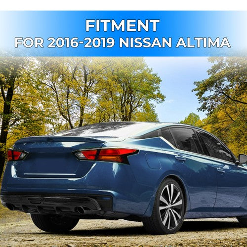 Rear Lower Diffuser Bumper for Nissan Teana Altima 2016-2019 Carbon Fiber Style