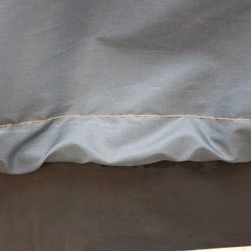 DURAFORCE V-HULL BOAT COVER WATERPROOF TRAILERABLE FISHING SKI BASS 210D 17-19FT GRAY