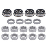 DURAFORCE 3.4' Axle Hole For Lawn Mower Solid Tire 2-Pack 13X5.00-6 Tire & Wheel Flat Free