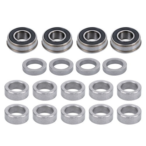DURAFORCE 3.4' Axle Hole For Lawn Mower Solid Tire 2-Pack 13X5.00-6 Tire & Wheel Flat Free