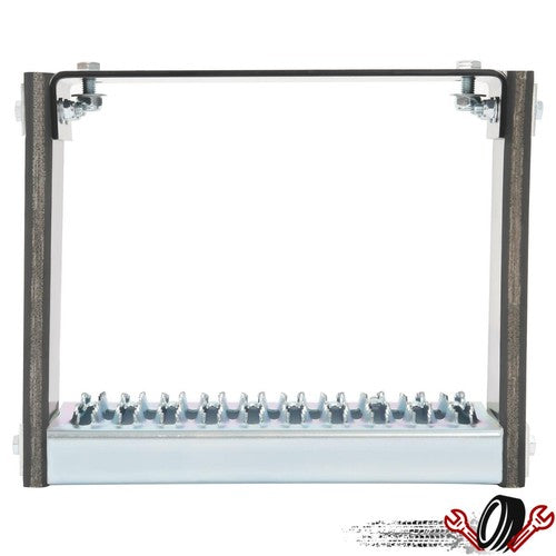DURAFORCE Heavy Duty 13" x 11" Truck Step Flexible Side Step W/ Diamond Deck Span