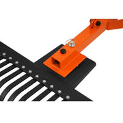DURAFORCE 60" 5FT Landscape Rake For 3 Point Rock Rake Category 1 Tractor Soil Gravel Lawn