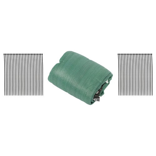 DURAFORCE Garden Privacy Fence Heavy Duty 5FT x 50FT Barrier Net With Zip Ties Dark Green