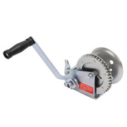 DURAFORCE 1400LB Steel Horizontal Pulling Hand Winch w/Ratchet Galvanized For Boat Trailer