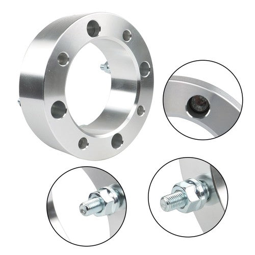 DURAFORCE For Can-Am Outlander Renegade 4x137 2" 110mm M10x1.25 4Pcs Silver Wheel Spacers