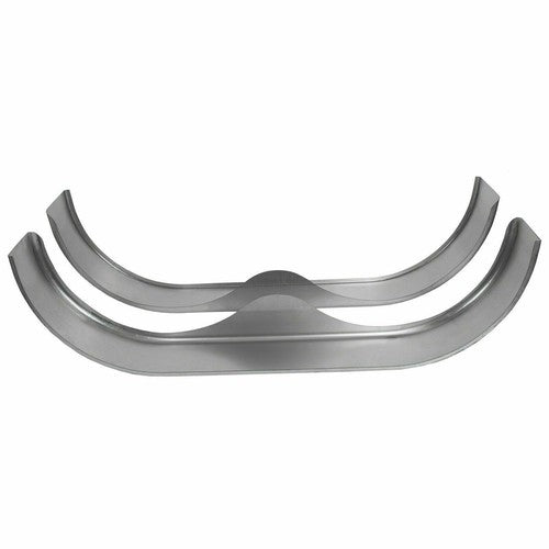 Tandem Teardrop Alloy Steel Fenders 66L x 18H x 9W for Enclosed Trailers