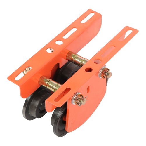 DURAFORCE 2200lbs/1 Ton I-Beam Manual Trolley Double Wheels 2.68"-4.33" Adjustable