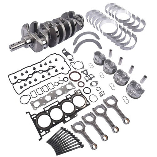 DURAFORCE Crankshaft Con Rod Gasket Set Pistons Bearing Screw Kit for Hyundai Sonata 2.0L