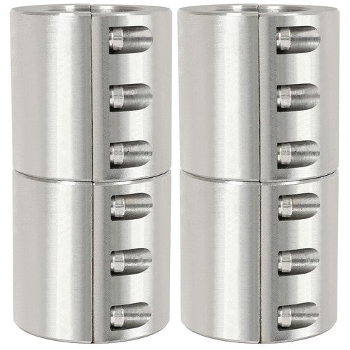 4 Steel Tube Clamps Weldable Bolt On 1.75 Inch 1 3/4 Inch Roll Cage Mounts