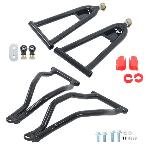 DURAFORCE High Clearance 1.5" Forward A-Arm - BLACK For Polaris RZR S 800 / 4 800