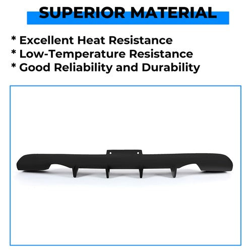 Rear Lower Bumper JDM Style Diffuser Lip for Infiniti G35 03 07 2DR Coupe Black