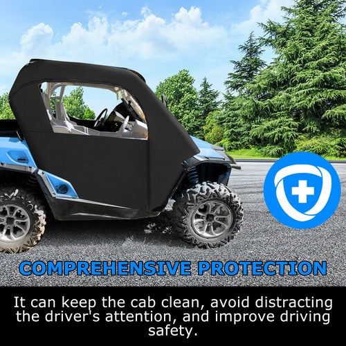 4PCS Soft Doors Rear Panel Cab Enclosures for Can-Am Commander 800 1000 11-20