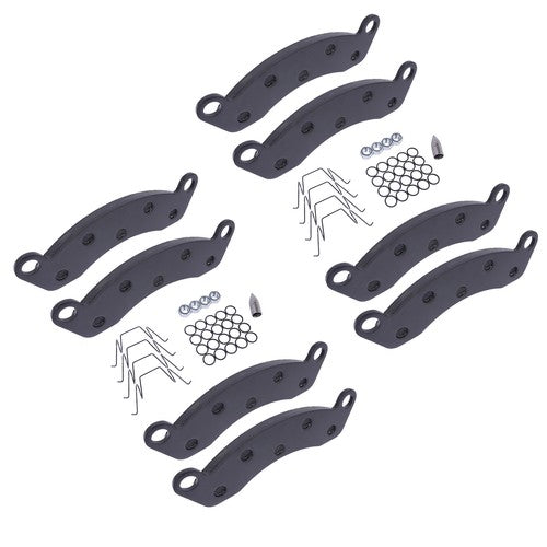 DURAFORCE 8 BRAKE PAD KIT 10K-12K AXLE FOR K71-180-00 DEXTER CALIPER 2WHEELS Semi-Metallic