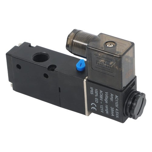 DURAFORCE 3 Way Normally Closed DC 110V Electric Solenoid Air Valve 1/4" NPT