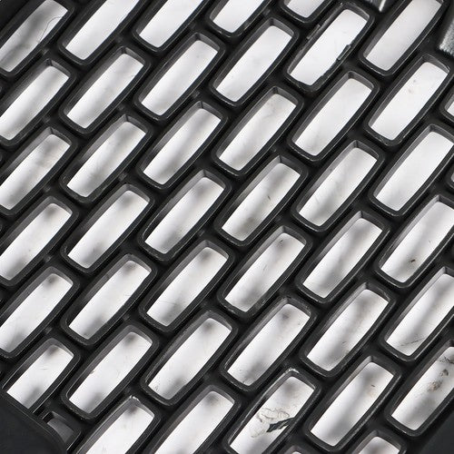 DURAFORCE Glossy Black Front Hood Mesh Grille Replacement For GMC Sierra 1500 2014 2015