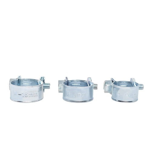 DURAFORCE (1/4", 5/16", 3/8") 30 PCS Fuel Injection Hose Clamp / Auto Fuel Clamps