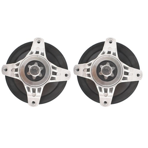DURAFORCE 2pc Spindle Assembly For MTD Lt46 LX46 46" Deck 918-06977A 618-06977 618-06977A