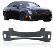 DURAFORCE Plastic Front Bumper Cover Without Sensor Holes For Cadillac ATS 2015-2018