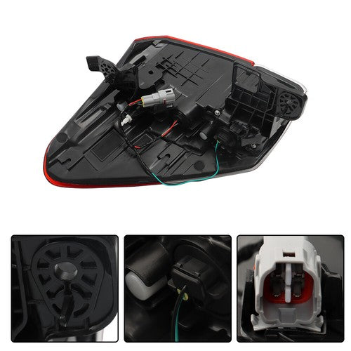 DURAFORCE Tail Light Lamp Replacement Fit For Subaru Forester 2019-2021 Right Clear Lens