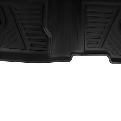 DURAFORCE Car Floor Mats Liner for Chevy Silverado Sierra Crew Cab 14-19 Front & 2nd Row