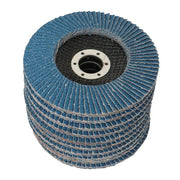DURAFORCE 10× 5" 125mm Premium Zirconia Flap Disc Grit40/ Wheel Angle Grinder Sanding Disk