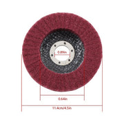 DURAFORCE 10 Pcs 4-1/2" Scour Flap Discs 320 & 600 Grit Sanding Discs for Angle Grinder