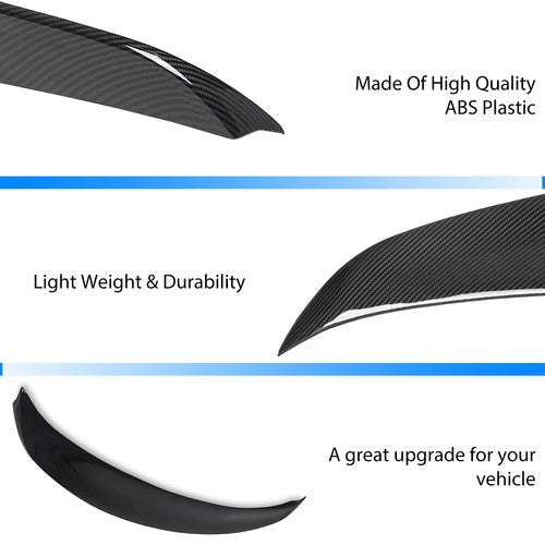2010-2015 JDM Rear Trunk Wing Spoiler Carbon Look for Infiniti G25 G35 G37 Q40