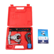DURAFORCE Eccentric Flaring Tools Set & 45° Tube Cutter Kit for 7 Dies Sizes 3/16"-3/4"