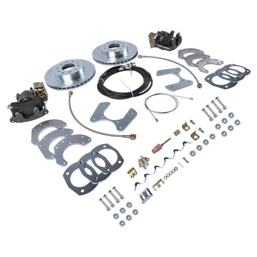 DURAFORCE For 1964-77 Rear Disc Brake Conversion Kit for 10 &12 Bolt for Chevrolet Pontiac
