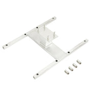 DURAFORCE For 6 Lug Wheel Trailer Spare Tire Carrier Silvery Aluminium W/Mounting Hardware