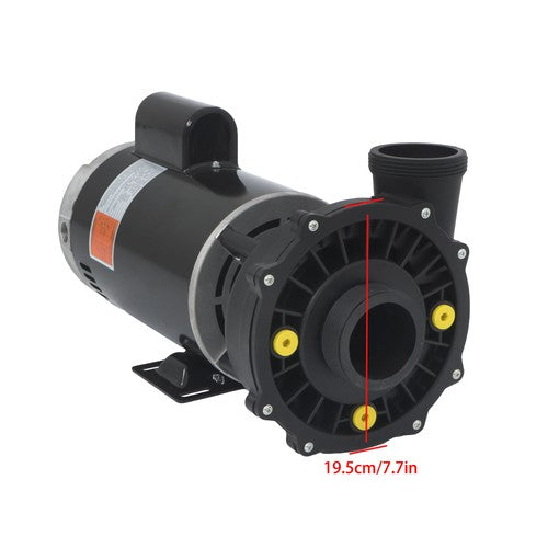 DURAFORCE 5HP Spa Pump 230V Two-Speed Spa Pump System 3722021-1D 56Y-Frame Black