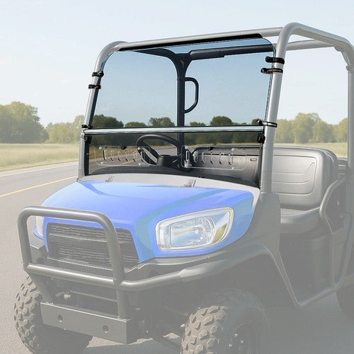 DURAFORCE Hard Clear Windscreen Front Windshield for Kubota RTV X1120D X900 2014-2023