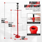 DURAFORCE Underhoist Jack Stand Support Engine Lift 3/4 Ton Capacity Lifting 64.5" - 84.5"