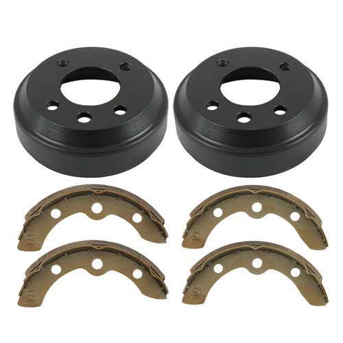 DURAFORCE Brake Drums Shoes Kit For Yamaha G1, G2, G8, G9 Gas/Electric Golf Cart 1982-1992