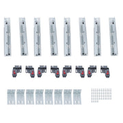 DURAFORCE 4 Pairs Undermount Drawer Slides 12 inch Undermount Soft Close Drawer Slides
