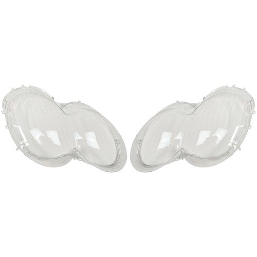 1 Pair Clear Front Headlight Lens Cover for Mercedes Benz W230 2003 2008